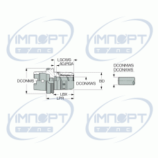 HSK A100 MAXIN1-1/4X4.33