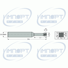 MTECSH 0375C10 1.75ISO