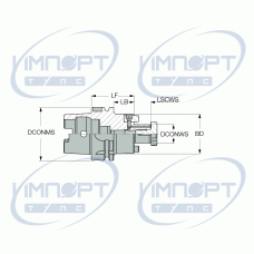 HSK A63 SEM1.0X4.00C