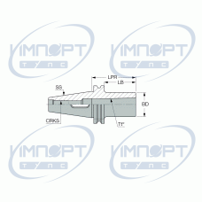 DIN69871 50 MT1X 45
