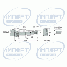 HSK A63 ER40X120