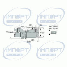 HSK A63 ER32 SHORT