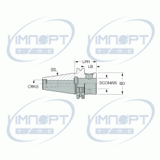 DIN69871 40 CF4-L