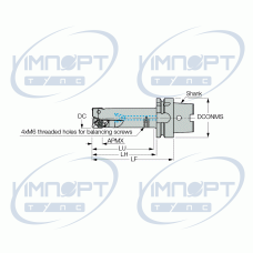HM90 EAL32-L100-HSK63A-16