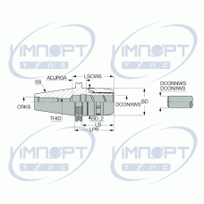 DIN69871 50 MAXIN 20X105