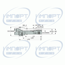HSK A63 HYDRO 25X150
