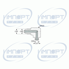 JHP ELBOW 90-5/16-7/16UNF